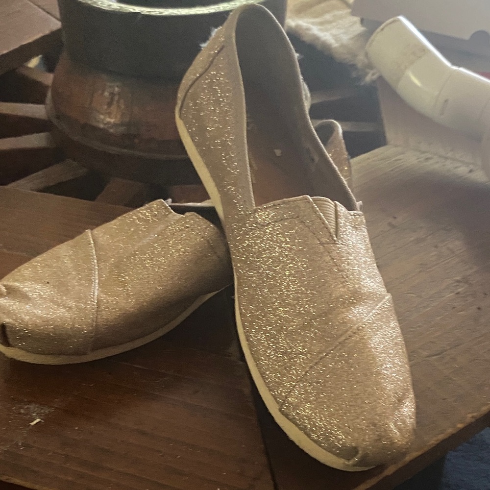 Toms Sparkling Beige Women's Flats